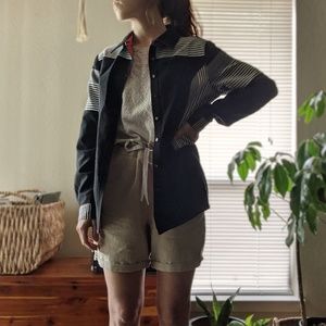 À la carte Striped button up